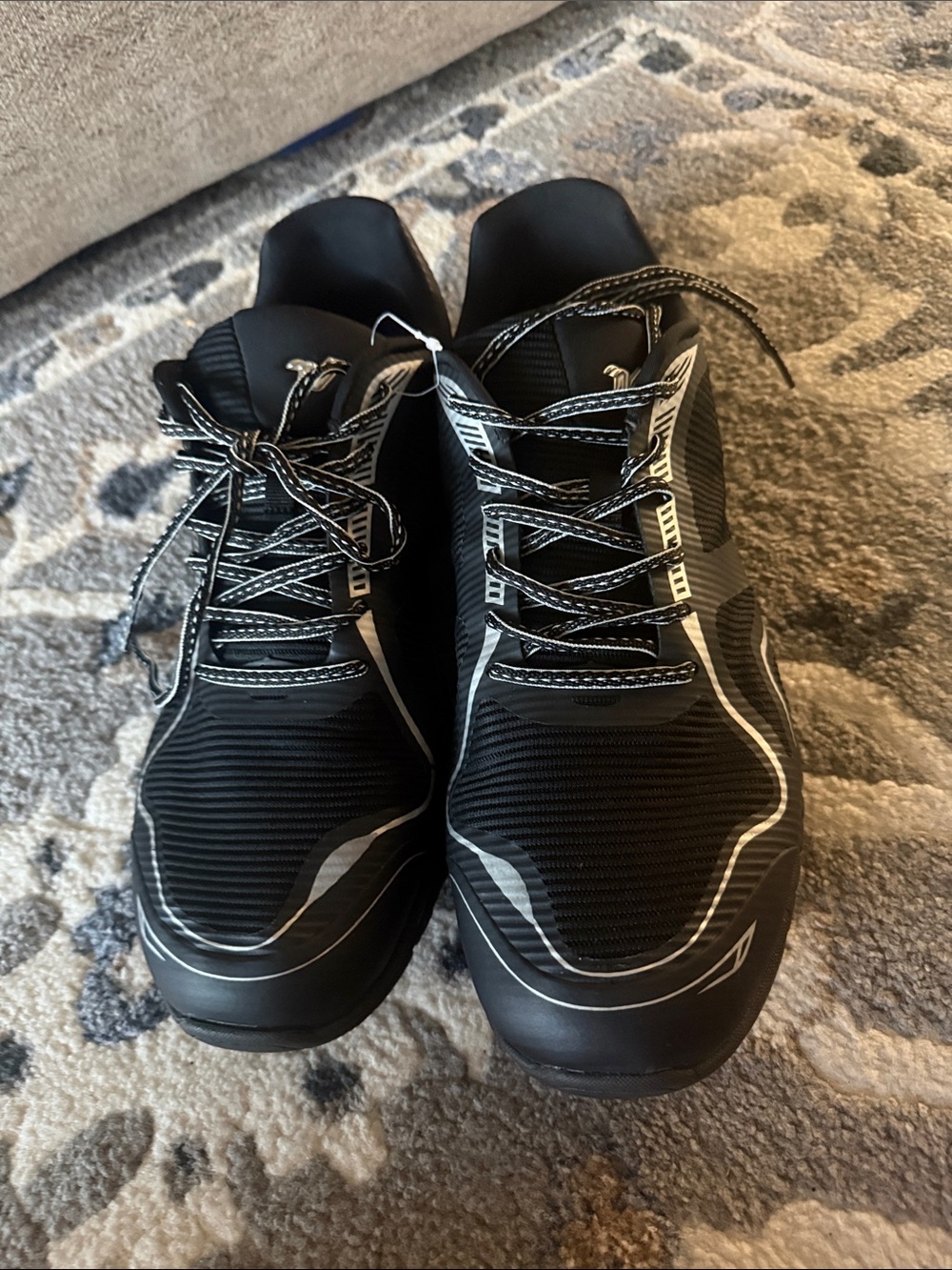 Varsity encore 2Men's Black Athletic Lace-Up Sneakers size 14